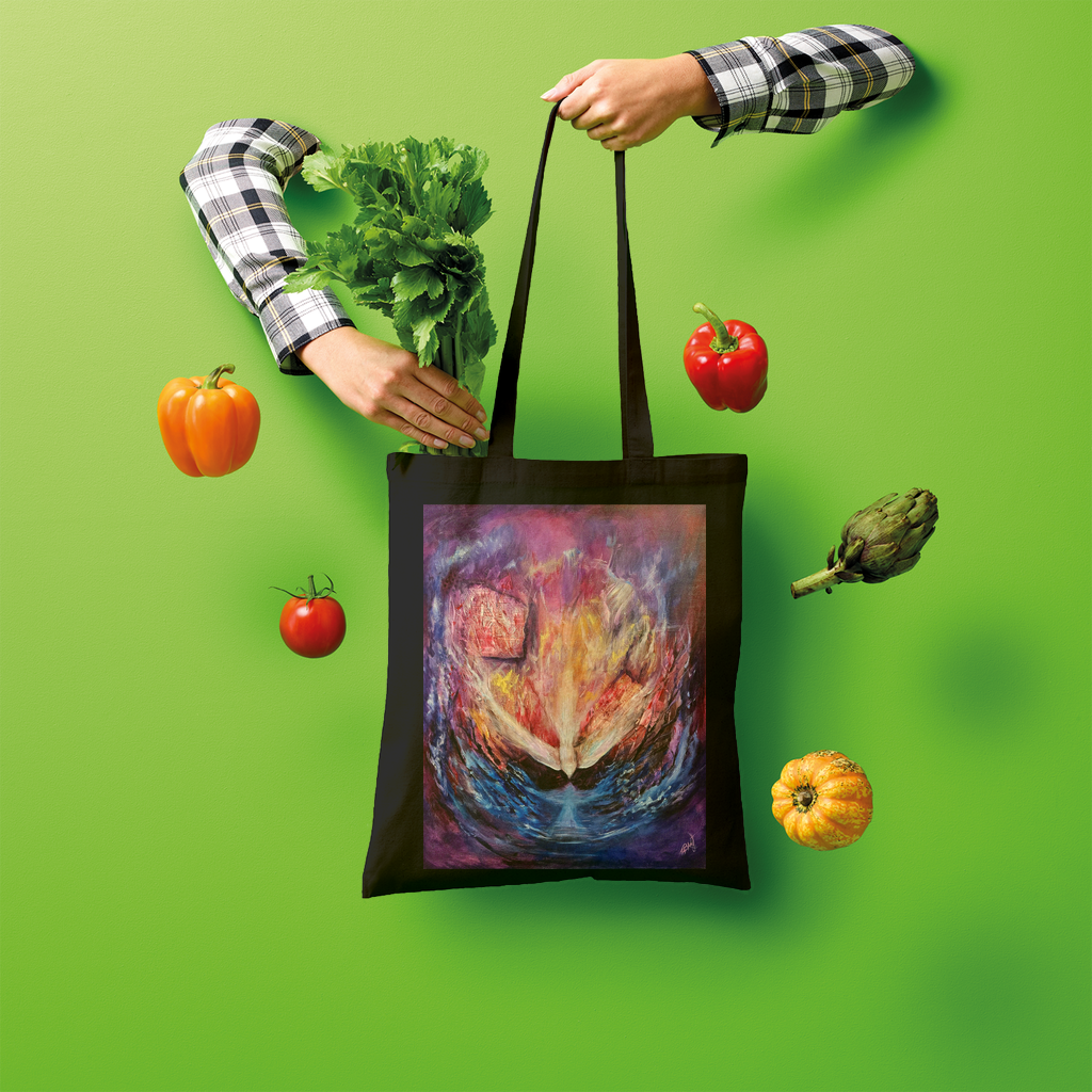 BURNING BUSH Shopper Tote Bag