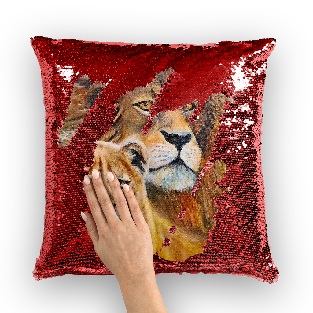 Inseparable Sequin Cushion Cover