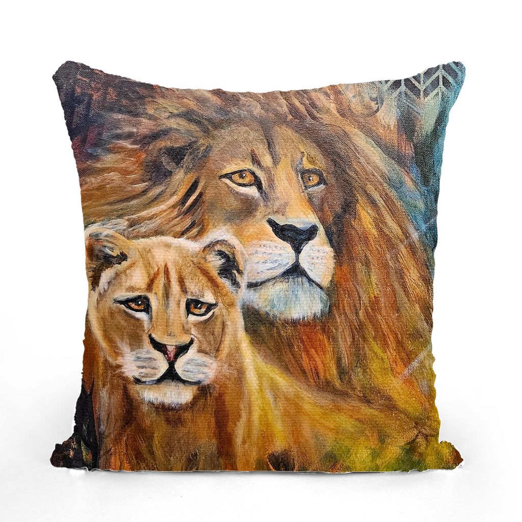 Inseparable Sequin Cushion Cover