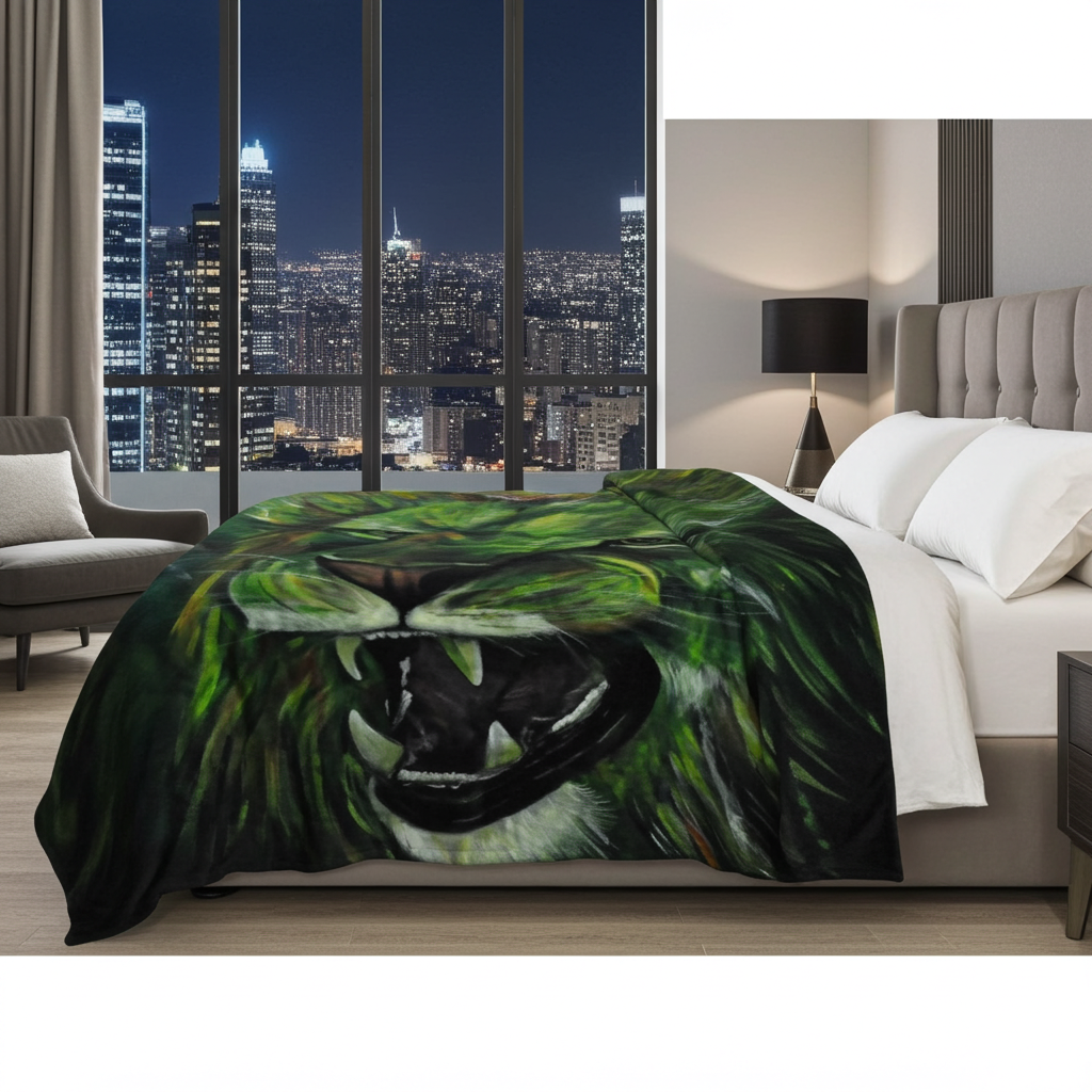 GREEN LION Premium Sublimation Adult Blanket